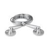 Signature Cable Systems, Aluminum Clear Anodized Kit (included 1 x Bottom, 1 x Top Adjustable Angle, 1 x Steel Cable 1/8'' Length 13' 1'')