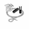2 Pieces of 96'' Aluminum Black Anodized Suspended Cable Kits for 1/4'' Thick Material (2 Full Sets) - 1/16'' Diameter Cable