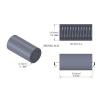Aluminum Standoff 3/16'' OD x 6-32 Thread x 3/8'' Long, Plain Aluminum Finish
