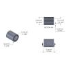Aluminum Spacer 1/4'' OD x .164'' ID x 5/16'' Long, Plain Aluminum Finish
