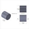 Aluminum Standoff 1/4'' OD x 10-24 Thread x 1/4'' Long, Plain Aluminum Finish