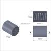 Aluminum Standoff 1/4'' OD x 10-24 Thread x 5/16'' Long