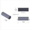 Aluminum Standoff 1/4'' OD x 10-32 Thread x 3/4'' Long, Plain Aluminum Finish