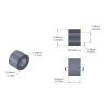 Aluminum Spacer 1/4'' OD x .141'' ID x .177'' Long, Plain Aluminum Finish