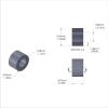 Aluminum Spacer 1/4'' OD x .141'' ID x 5/32'' Long- Burr, Plain Aluminum Finish