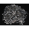 Aluminum Spacer 1/4'' OD x .141'' ID x 5/16'' Long, Plain Aluminum Finish