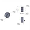 Aluminum Spacer 1/4'' OD x .141'' ID x 7/64'' Long
