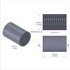 Aluminum Standoff 1/4'' OD x 6-32 Thread x 3/8'' Long, Plain Aluminum Finish