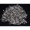 Aluminum Spacer 1/4'' OD x .172'' ID x 3/16'' Long, Plain Aluminum Finish