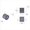 Aluminum Spacer 1/4'' OD x .172'' ID x .225'' Long