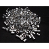 Aluminum Spacer 5/16'' OD x .192'' ID x 3/8'' Long, Plain Aluminum Finish