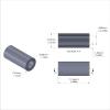 Aluminum Spacer 5/16'' OD x .192'' ID x 11/16'' Long, Plain Aluminum Finish