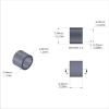 Aluminum Spacer 5/16'' OD x .257'' ID x 1/4'' Long