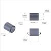 Aluminum Spacer 5/16'' OD x .257'' ID x 3/8'' Long, Plain Aluminum Finish