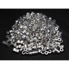 Aluminum Spacer 5/16'' OD x .141'' ID x 1/4'' Long, Plain Aluminum Finish