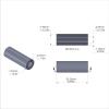 Aluminum Spacer 5/16'' OD x .172'' ID x 7/8'' Long - Black Anodized