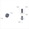 Aluminum Spacer 5/16'' OD x .172'' ID x 1/8'' Long