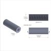 Aluminum Standoff 5/16'' OD x 8-32 Thread x .941'' Long, Plain Aluminum Finish