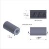 Aluminum Standoff 5/16'' OD x 8-32 Thread x 5/8'' Long, Plain Aluminum Finish