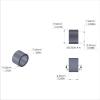 Aluminum Spacer 3/8'' OD x .300'' ID x 1/4'' Long