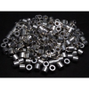 Aluminum Spacer 3/8'' OD x .192'' ID x 5/16'' Long, Plain Aluminum Finish