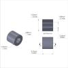 Aluminum Spacer 3/8'' OD x .192'' ID x 11/32'' Long