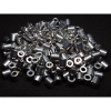 Aluminum Spacer 3/8'' OD x .192'' ID x 3/8'' Long, Plain Aluminum Finish
