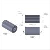 Aluminum Spacer 3/8'' OD x .192'' ID x 11/16'' Long
