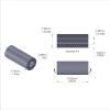 Aluminum Spacer 3/8'' OD x .192'' ID x 7/8'' Long, Plain Aluminum Finish
