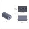 Aluminum Standoff 3/8'' OD x 10-24 Thread x 5/8'' Long