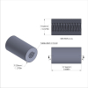 Aluminum Standoff 3/8'' OD x 10-32 Thread x 11/16'' Long