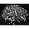 Aluminum Spacer 3/8'' OD x .219'' ID x 11/64'' Long, Plain Aluminum Finish