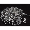 Aluminum Spacer 3/8'' OD x .219'' ID x 15/64'' Long, Plain Aluminum Finish