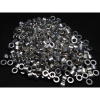 Aluminum Spacer 3/8'' OD x .219'' ID x 1/4'' Long, Plain Aluminum Finish