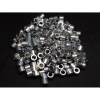 Aluminum Spacer 3/8'' OD x .219'' ID x 19/64'' Long, Plain Aluminum Finish
