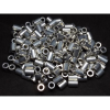 Aluminum Spacer 3/8'' OD x .219'' ID x 1/2'' Long, Plain Aluminum Finish