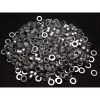 Aluminum Spacer 3/8'' OD x .219'' ID x 9/64'' Long, Plain Aluminum Finish