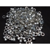 Aluminum Spacer 3/8'' OD x .257'' ID x 7/32'' Long, Plain Aluminum Finish