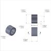 Aluminum Spacer 3/8'' OD x .257'' ID x 1/4'' Long, Plain Aluminum Finish