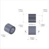 Aluminum Spacer 3/8'' OD x .257'' ID x 21/64'' Long, Plain Aluminum Finish