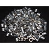 Aluminum Spacer 3/8'' OD x .257'' ID x 3/8'' Long, Plain Aluminum Finish