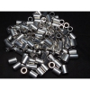 Aluminum Spacer 3/8'' OD x .257'' ID x 1/2'' Long, Plain Aluminum Finish
