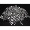 Aluminum Spacer 3/8'' OD x .257'' ID x 1/16'' Long, Plain Aluminum Finish