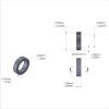 Aluminum Spacer 3/8'' OD x .257'' ID x 3/32'' Long, Plain Aluminum Finish