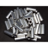 Aluminum Spacer 3/8'' OD x .257'' ID x 1-1/8'' Long, Plain Aluminum Finish