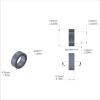 Aluminum Spacer 3/8'' OD x .257'' ID x 1/8'' Long, Plain Aluminum Finish