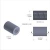 Aluminum Standoff 3/8'' OD x 1/4-20 Thread x 9/16'' Long, Plain Aluminum Finish