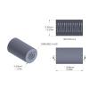 Aluminum Standoff 3/8'' OD x 1/4-20 Thread x 5/8'' Long