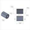 Aluminum Spacer 3/8'' OD x .141'' ID x 1/2'' Long