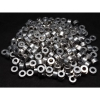 Aluminum Spacer 3/8'' OD x .172'' ID x 7/32'' Long, Plain Aluminum Finish